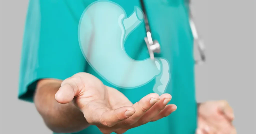 Adult experiencing chest pain from Gastroesophageal Reflux Disease (GERD), commonly mistaken for heartburn